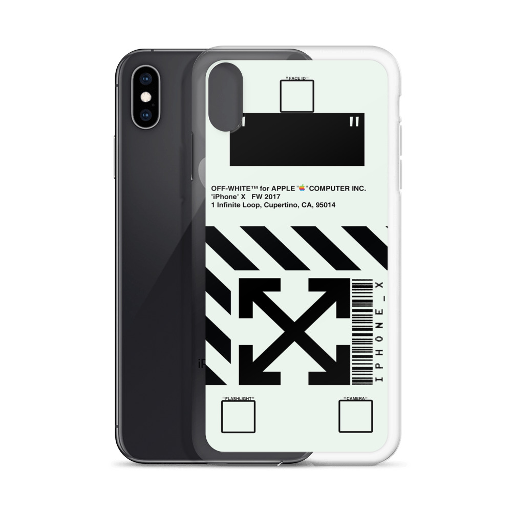 Off White Apple Computer iPhone X Case - Shirts Design by Masshirts