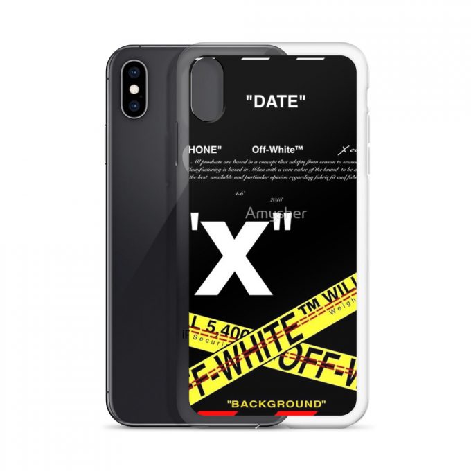 Date Off White Custom iPhone X Case