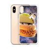 Cat Burger In Space Custom iPhone X Case