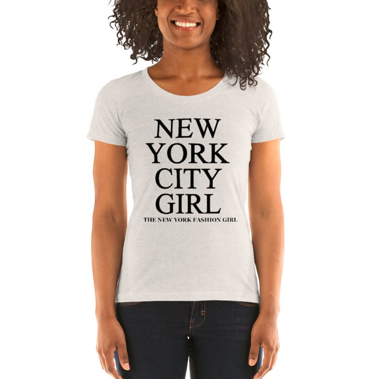 New York City Fashion Girl Women T Shirt - Shirts Design by Masshirts