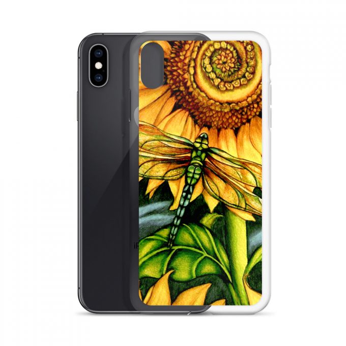 Beautiful Sun Flower Watercolor Custom iPhone X Case