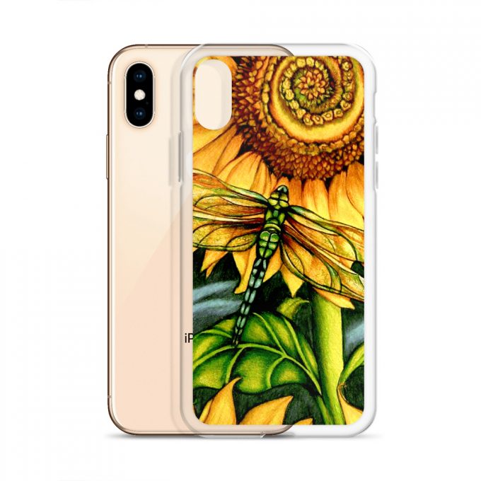 Beautiful Sun Flower Watercolor Custom iPhone X Case