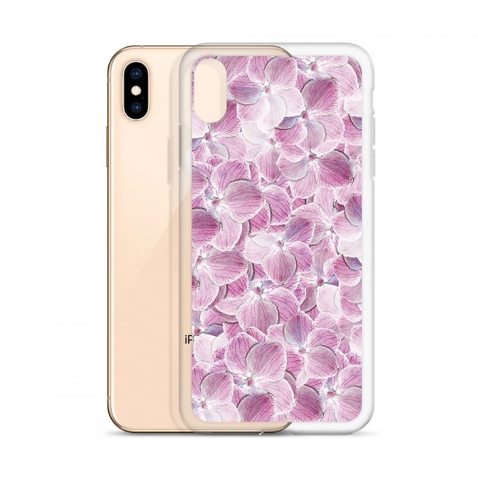 Cool Floral Purple Custom iPhone X Case