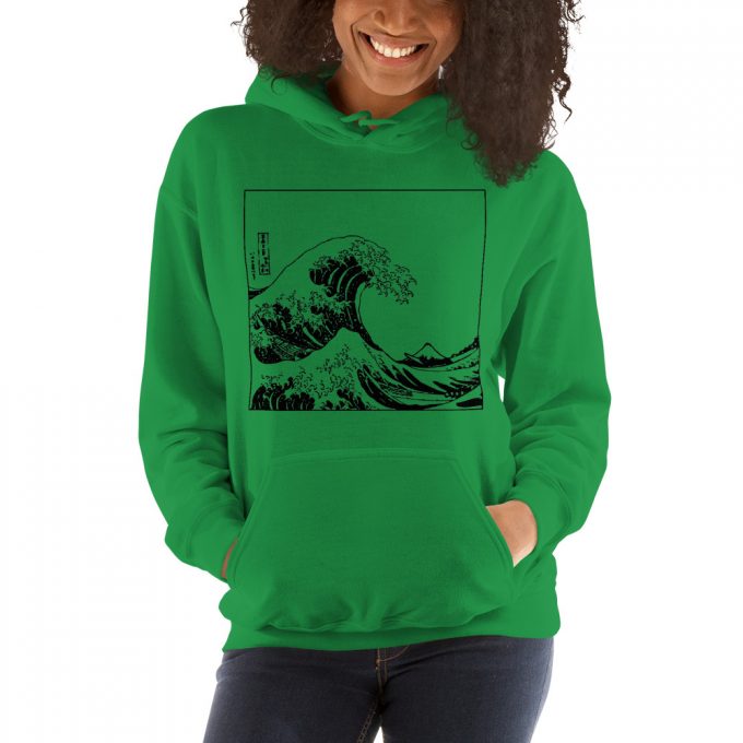 Aesthetic Great Wave Off Kanagawa Hoodie