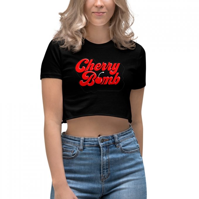Vintage Cherry Bomb Women's Crop Top