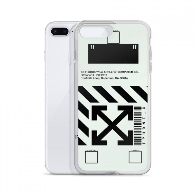 Off White Apple Computer Custom iPhone X Case