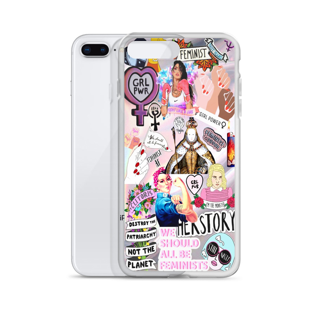 Feminist Girl Power Collage Custom Iphone X Case Masshirts Com
