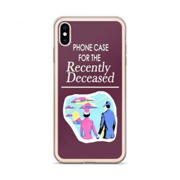 Recently Deceased Book Cover Custom iPhone X Case