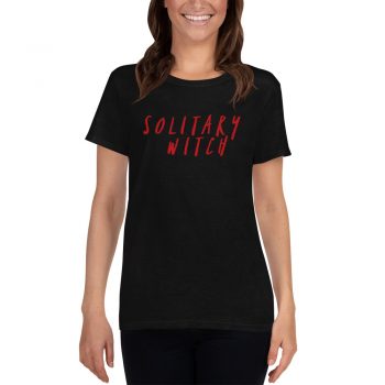 Solitary Witch Feminist Meaning Women T Shirt