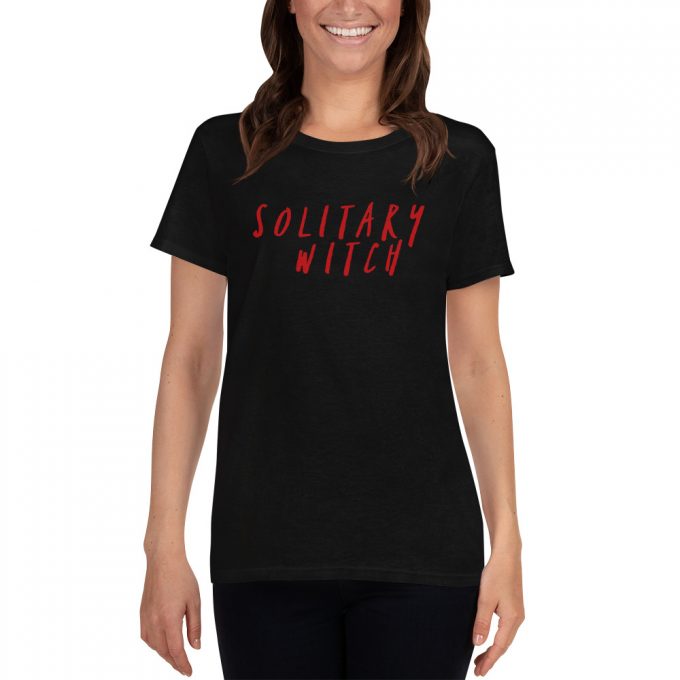 Solitary Witch Feminist Meaning Women T Shirt