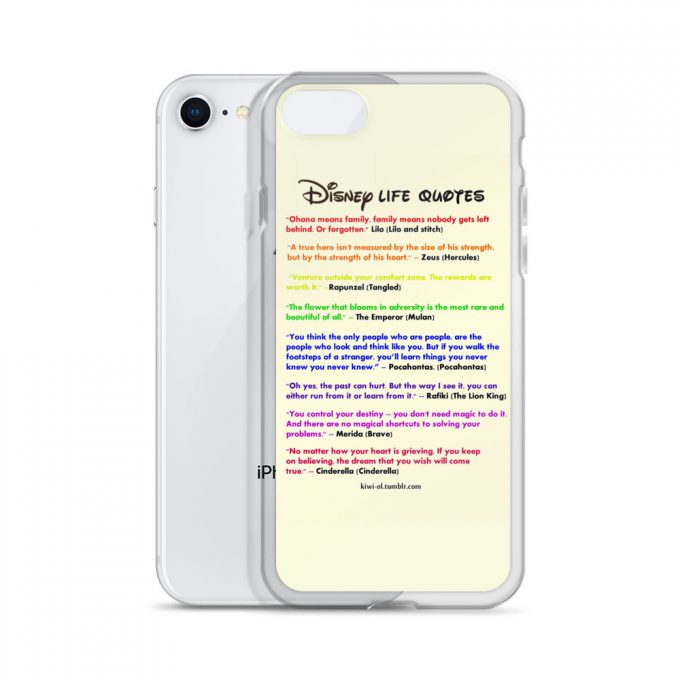 Disney Life Quote Custom iPhone X Case