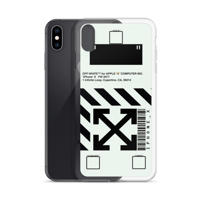 Off White Apple Computer iPhone X Case | Shirts Design by Masshirts