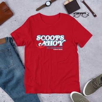 Stranger Things Scoops Ahoy Ice Cream Parlor T Shirt