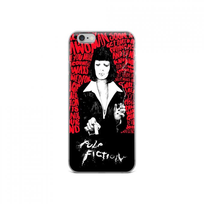 Mia Wallace Pulp Fiction Classic Movie Custom iPhone X Case