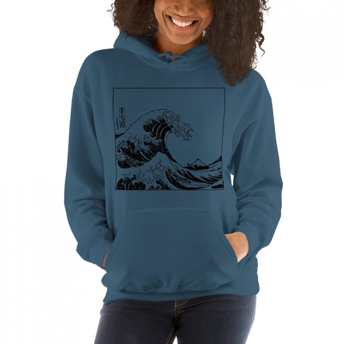 Aesthetic Great Wave Off Kanagawa Hoodie