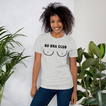 No Bra Club Boob Tits T Shirt