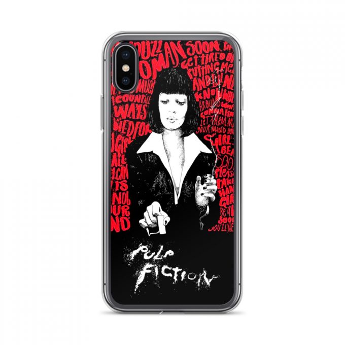 Mia Wallace Pulp Fiction Classic Movie Custom iPhone X Case