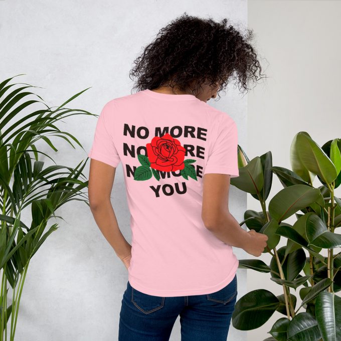 No More You Asthetic Red Rose T Shirt