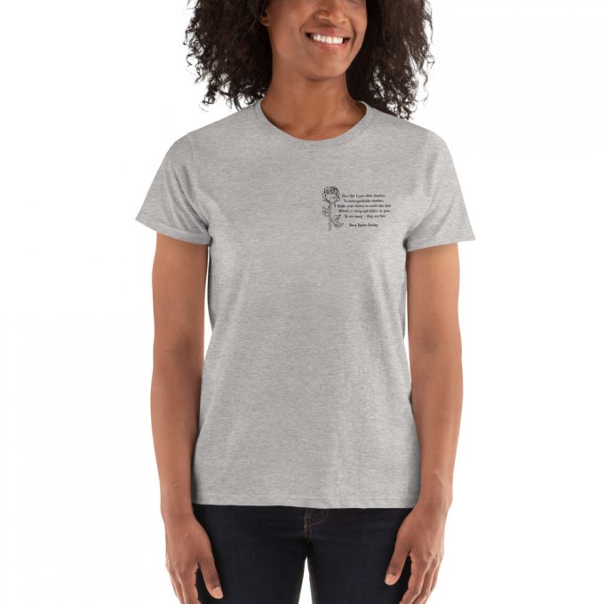 Percy Shelley Political Slogan Women T shirt