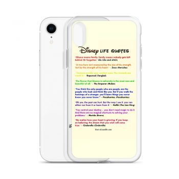 Disney Life Quote Custom iPhone X Case