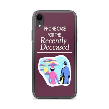 Recently Deceased Book Cover Custom iPhone X Case