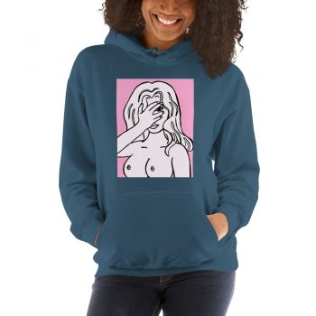 Unapologetic Pink Girl Aesthetic Hoodie Design