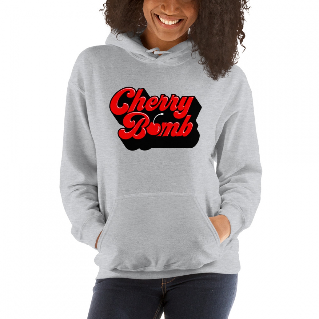 Vintage Cherry Bomb Unisex Hoodie Shirts Design by Masshirts