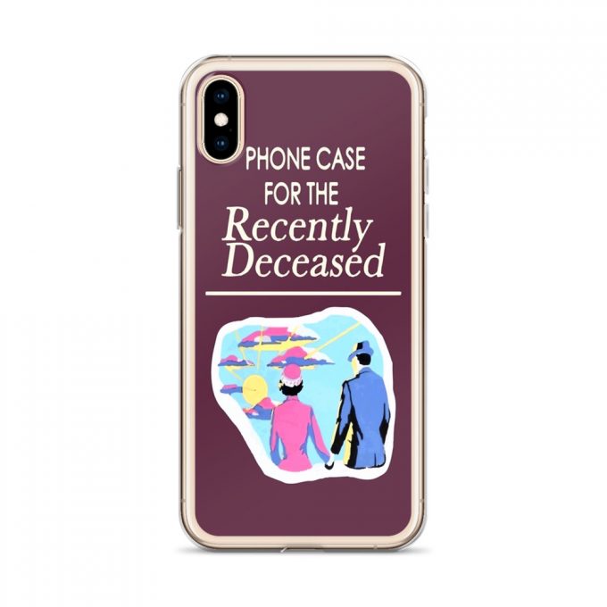 Recently Deceased Book Cover Custom iPhone X Case