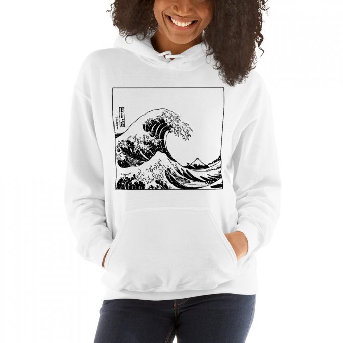 Aesthetic Great Wave Off Kanagawa Hoodie