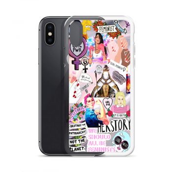 Feminist Girl Power Collage Custom iPhone X Case