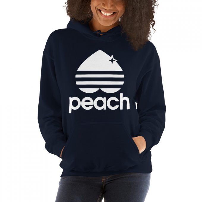 Peach Three Stripes Aesthetic Hoodie