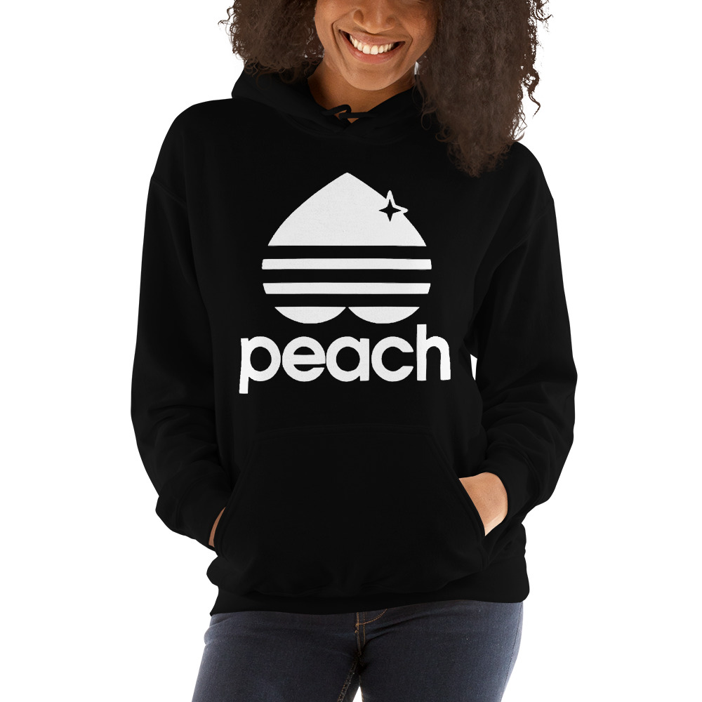 Peach Three Stripes Aesthetic Hoodie Shirts Design By Masshirts