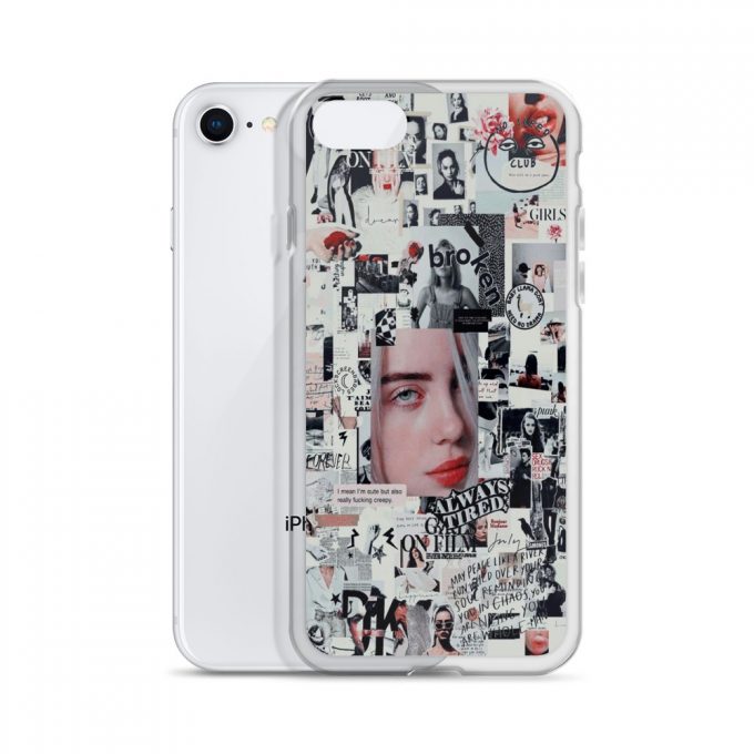 Billie Eilish Bad Girl Collage Custom iPhone X Case