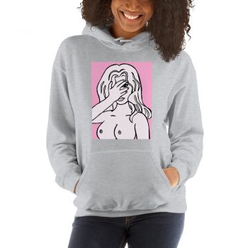 Unapologetic Pink Girl Aesthetic Hoodie Design