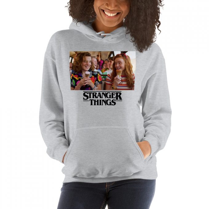 Eleven and Max Stranger Things Hoodie