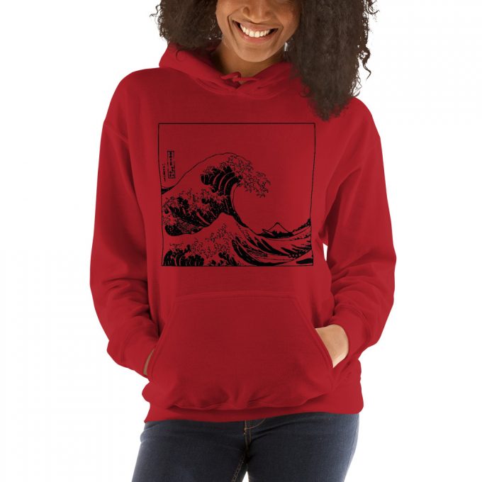 Aesthetic Great Wave Off Kanagawa Hoodie