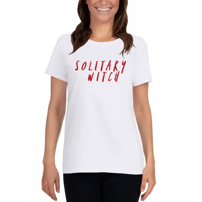 Solitary Witch Feminist Meaning Women T Shirt