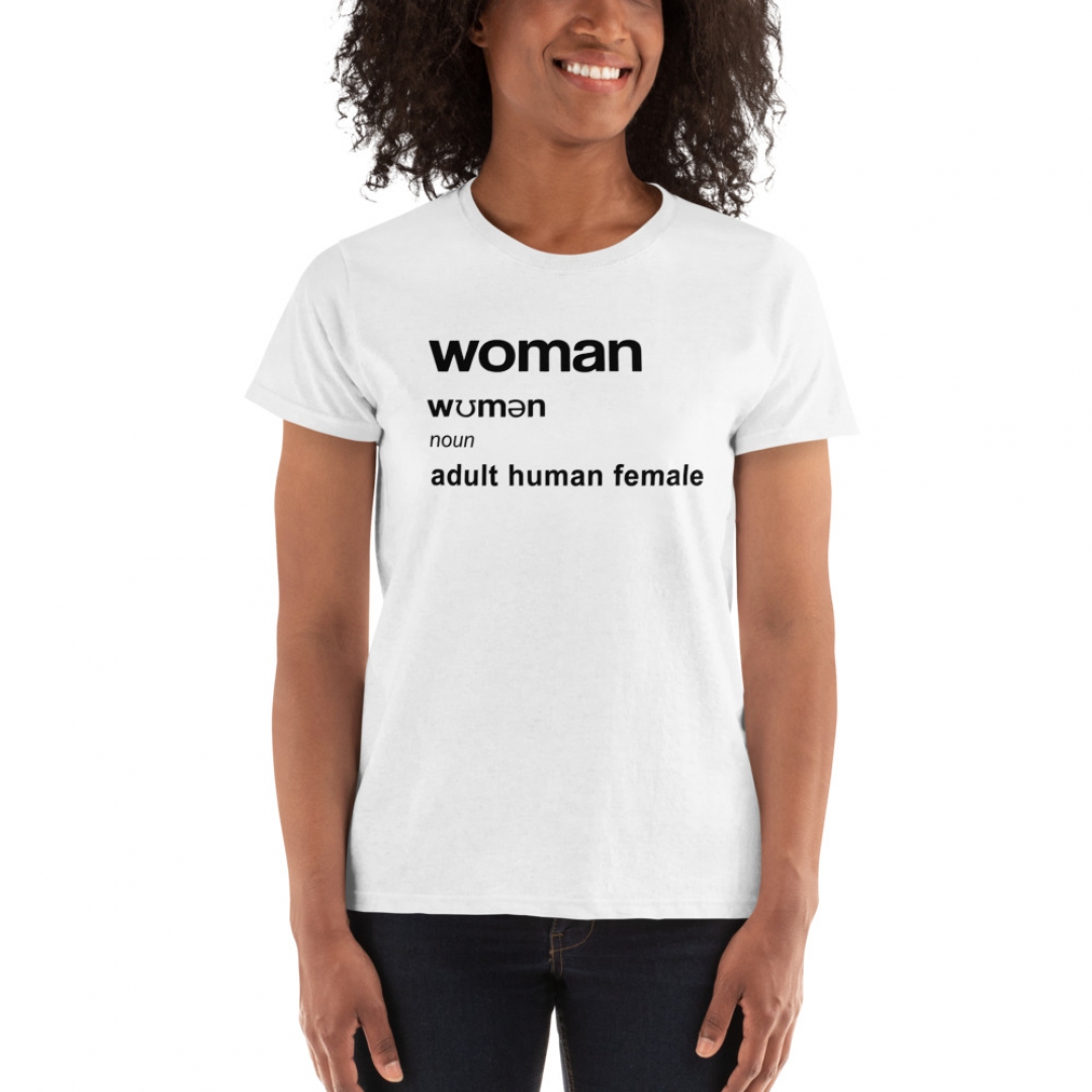 Woman Adult Human Female Definition Ladies T shirt Masshirts