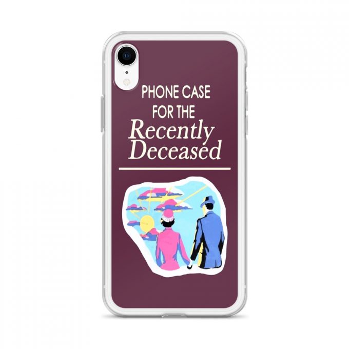 Recently Deceased Book Cover Custom iPhone X Case