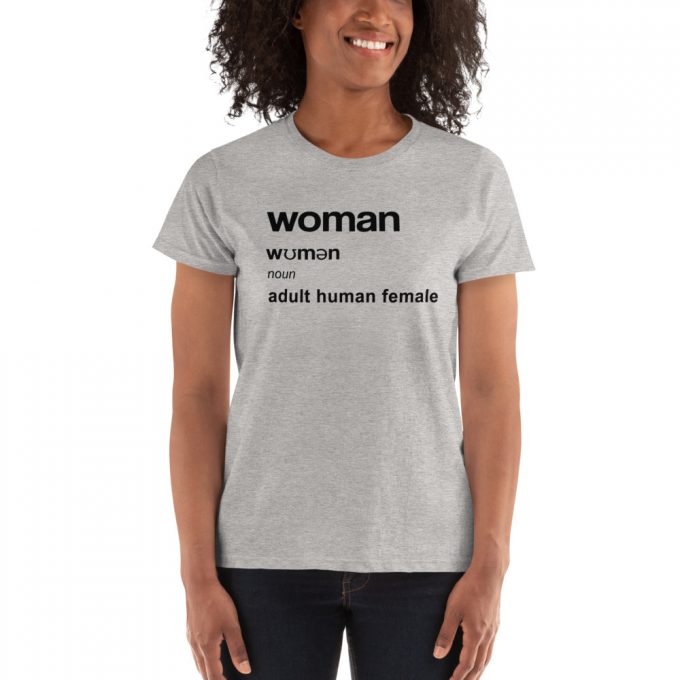 Woman Adult Human Female Definition Ladies T-shirt
