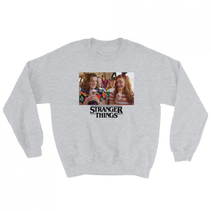 Stranger Things Eleven And Max Scene Sweatshirt