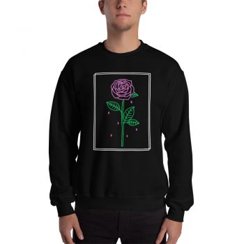 Aesthetic Rose Crying Unisex Sweatshirt