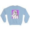 Unapologetic Blue Girl No Bra Club Sweatshirt