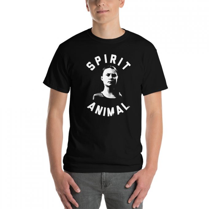 Cheap Greta Thunberg Climate Spirit Animal T-Shirt