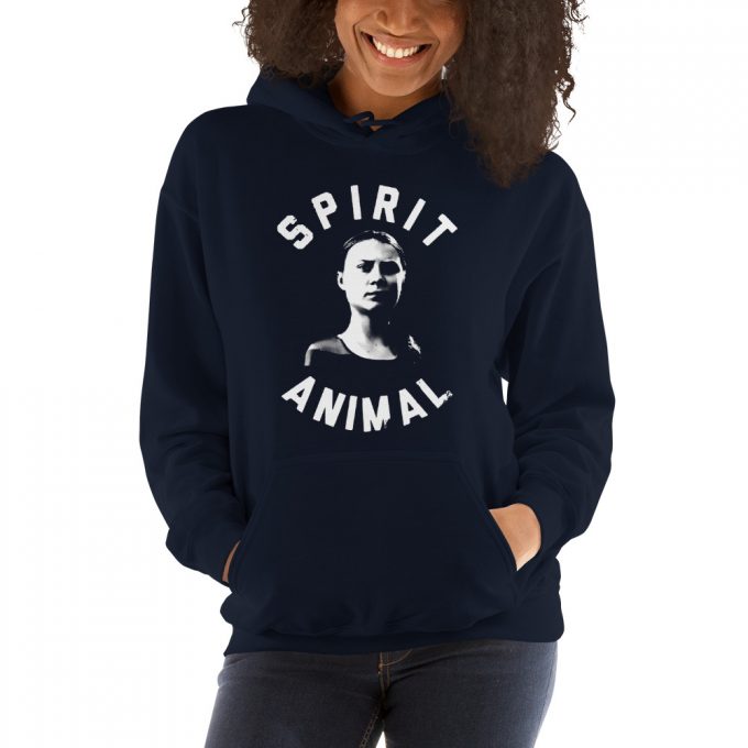 Greta Thunberg Climate Activist Spirit Animal Unisex Hoodie