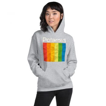 Cheap Polaroid Rainbow Colorful Unisex Hoodie