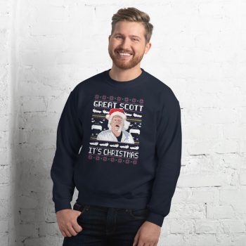 Back To The Future Great Scott It's Christmas Sweatshirt