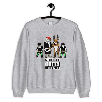 Straight Outta North Pole Christmas Sweatshirt