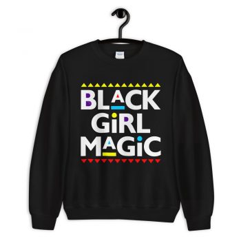 Melanin Slogan Black Girl Magic Unisex Sweatshirt