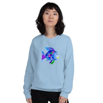 Cute Rainbow Fish Marcus Pfister Unisex Sweatshirt